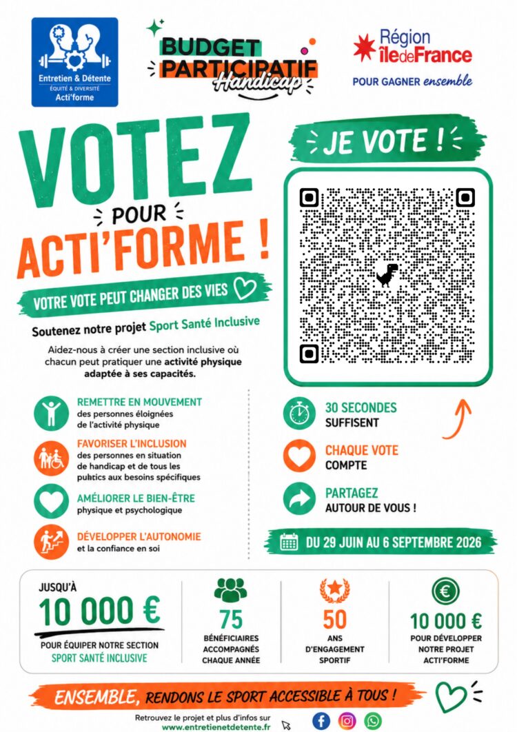 L&rsquo;association Entretien et Détente a besoin de vous !